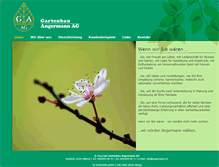 Tablet Screenshot of angermann.ch